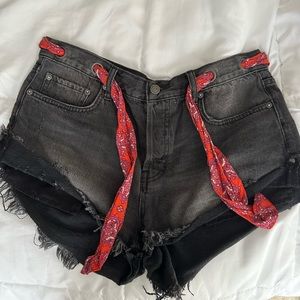 Free People Denim Shorts